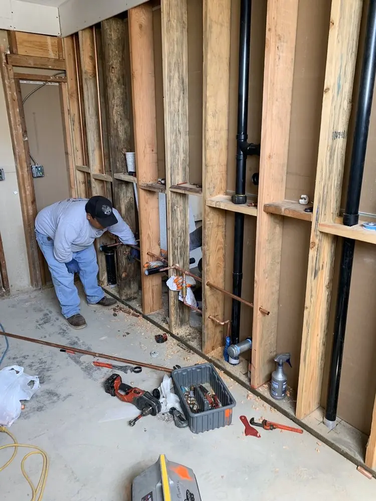 Commercial rough-in plumbing for Water Heater Replacement in Lihue